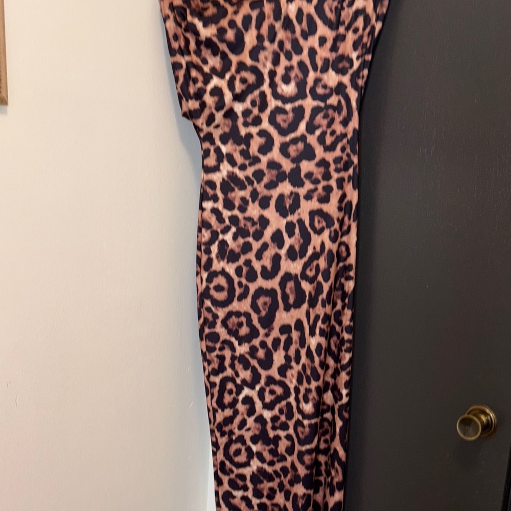 Leopard Print Maxi Dress